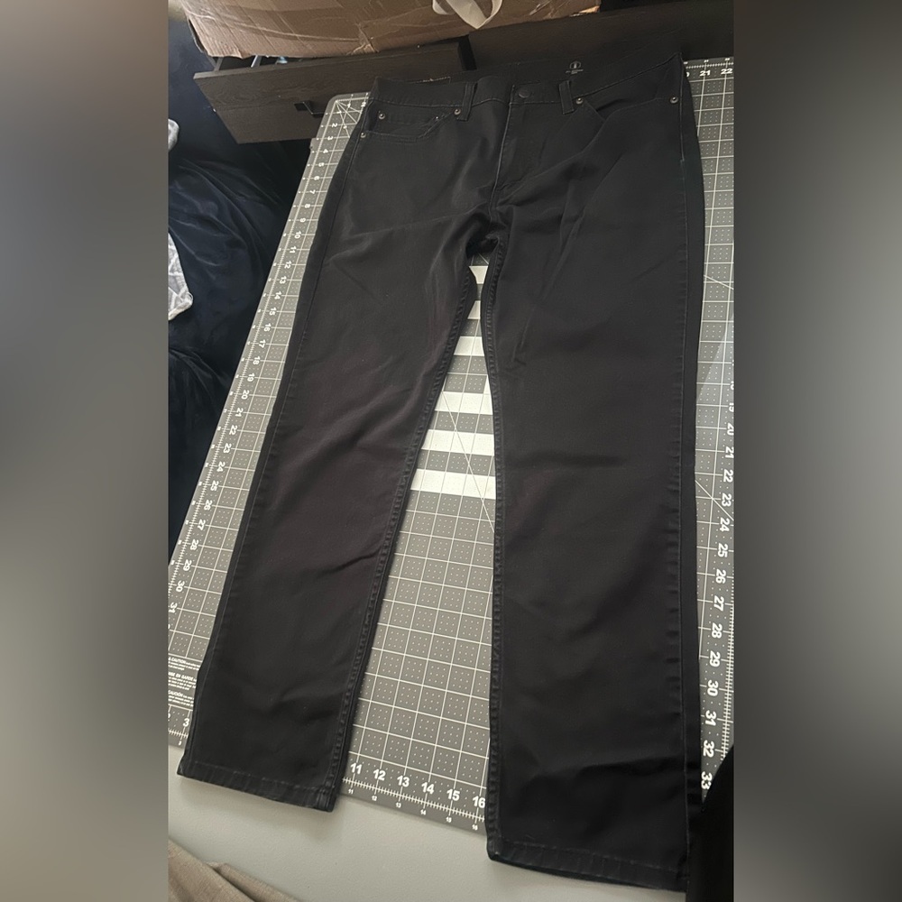 Men's Slim Fit Black Denim Jeans - Picture 1 of 10